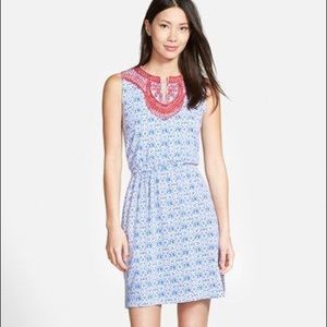 Vineyard Vines Indigo Print Shift Dress